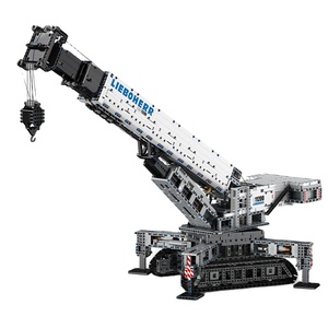 Khuôn Vua 17002 Crawler <span class=keywords><strong>Crane</strong></span> 11200 khối xây dựng đồ chơi con nhỏ mô hình nhựa xây dựng đồ chơi cho bé trai - Product Image 1