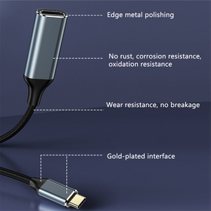 Adaptador Convertidor de Cable <span class=keywords><strong>USB</strong></span> <span class=keywords><strong>C</strong></span> a <span class=keywords><strong>HDMI</strong></span> Tipo <span class=keywords><strong>C</strong></span> a <span class=keywords><strong>HDMI</strong></span> Hembra de Alta Calidad DTECH 4k 30hz 3.1 para Proyección de TV - Product Image 5