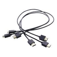 Câble HDMI FARSINCE 4K ultra fin, souple et flexible, mini micro HDMI vers ordinateur portable