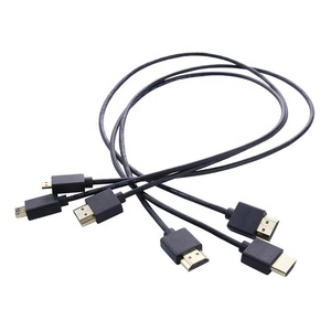 Farsince 4K Ultra Slim <span class=keywords><strong>HDMI</strong></span> cáp siêu mỏng mềm linh hoạt <span class=keywords><strong>HDMI</strong></span> cáp Mini <span class=keywords><strong>Micro</strong></span> <span class=keywords><strong>HDMI</strong></span> cổng cho máy tính xách tay - Product Image 4