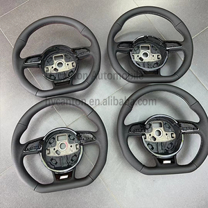 พวงมาลัยรถยนต์แบบเจาะรูเหมาะสำหรับรถ Audi A4 A4L A5 Q5พวงมาลัย B8 - Product Image 4