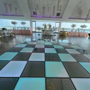 Evento Disco portátil inalámbrico DJ Party RGB Light Dance Floor 3D Infinity Mirror Led Dance Floor Light - Product Image 4