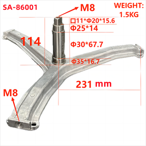 Aris-ton/Indesit Araignée de lave-linge à axe long pour tambour, pièce de rechange pour lave-linge, araignée de trépied - Product Image 6