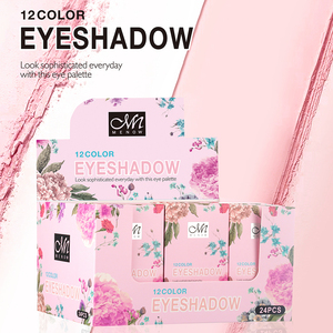 Paleta de Sombras de Ojos de 12 Colores Menow E467 OEM/ODM de Marca Privada, Resistente al Agua, Set de Sombras de Ojos, Cosméticos para Mujer, Venta al por Mayor de Fábrica - Product Image 2