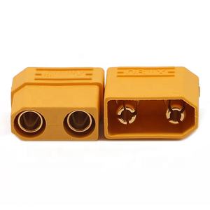 מחבר Amass XT90PB 4.5 מ\\\"מ זכר ונקבה, מחבר בננה XT90 PCB להלחמה אנכית עבור חלקי חילוף למסוק RC DIY - Product Image 4