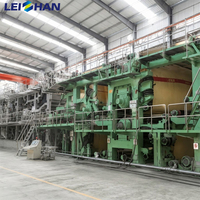 Planta de Máquinas de Papel Leizhan, Llave en Mano, Máquina para Fabricar Papel Corrugado de 30T 50T