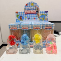 Nouvelle Peluche Ours Fruitée Moulable à Remplissage Lent, Jouet Sensoriel Animal Mignon Anti-Stress à Presser