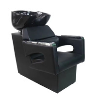 Fauteuil de lavage et de massage professionnel pour salon de coiffure avec bac à shampoing intégré, vente en gros usine
