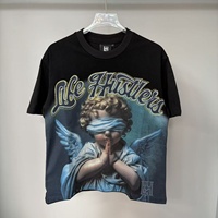 Vente en gros de t-shirts streetwear américains, vêtements de créateurs pour hommes, t-shirts vintage pour hommes