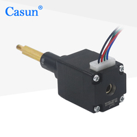Motor Langkah Linear Captive 20mm NEMA 8 Micro Tr3.5x1 Motor Stepper Mini Hibrida Berbadan Berongga Aktuator Linear