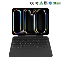 Clavier Magique Ultra Fin pour iPad Pro 13 Pouces M4 M5 avec Pavé Tactile Clavier Sans Fil OEM Logo Personnalisé