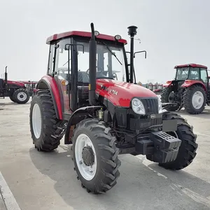 China Factory YTO X704 70 PS 4WD Farm Traktor mit Bagger lader Frontlader