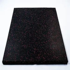 Speckles EPDM roll 500X500MM esteras 1000*1000 baldosas de goma para gimnasio para parque infantil