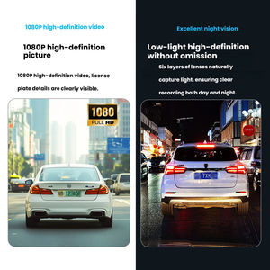 Wholesale 2-INCH 3-lens 1080P WiFi dashcam DVR Car Black Box Monitor Real <b>Camera</b> - Product Image 3