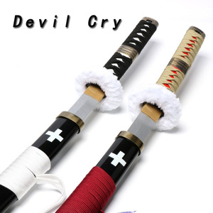 Accessoire de cosplay anime : Épée en bois de simulation, couteau en bois de bambou à motif original <span class=keywords><strong>du</strong></span> <span class=keywords><strong>Docteur</strong></span> Pleurant (Ghost Crying Doctor) - Product Image 1