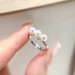 ขาตั้งเครื่องประดับเงิน DIY 10727 สำหรับลูกปัดกลมขนาด 7-9 มม. ขาตั้งแหวนเงินแท้ S925 แบบไม่มีลวดลาย พร้อมอุปกรณ์ตกแต่งแฟชั่นทันสมัย - Product Image 2