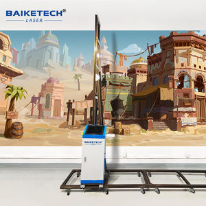 TH-UP600 pabrik penjualan langsung 3D UV dinding vertikal dekorasi inkjet printer 12m ukuran besar gambar lukisan mesin - Product Image 1