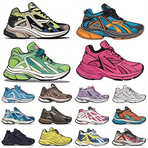 Chaussures de sport rétro de créateur, qualité supérieure, chaussures décontractées pour hommes et femmes, style sport et marche, avec lacets et boîte - Product Image 1