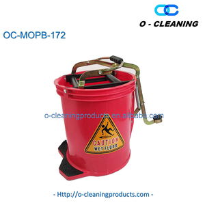 <span class=keywords><strong>Cubo</strong></span> de Fregona Redondo Comercial O-Cleaning de 16L <span class=keywords><strong>con</strong></span> <span class=keywords><strong>Pedal</strong></span>, Rodillo y Escurridor, Carro de Limpieza <span class=keywords><strong>con</strong></span> Ruedas y Sistema de Escurrido sin Manos - Product Image 3