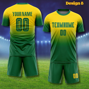 Maillots de football en gros, nouveau design, imprimés et personnalisés, tenues de football pour hommes - F00 - Product Image 6