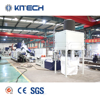 500 kg/h nouvelle conception PP tissé sacs sacs Jumbo recyclage lavage granulateur ligne recyclé pelletisation Machines