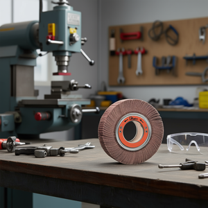 Ttake Flap Wheel Abrasive Cloth Corundum 250x50x100 Mm With Hole AB1077 - Product Image 3