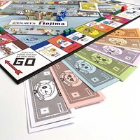 Distributeur exclusif pour le jeu de société Classic Courts, imprimé en couleur, coins carrés, 4 joueurs, coffret cadeau familial