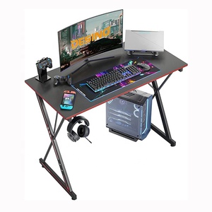 Rts Nam Phi 32 Inch Tầng Núi Bảng Hình Chữ Nhật X Hình Chân Khung Bàn Chơi Game Màu Đen Ergonomic Bàn Máy Tính Cho Nhà - Product Image 1