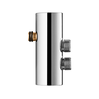 Colonna Doccia kit de douche de salle de bain 50 acier inoxydable multi chrome moderne contemporain appartement ensemble de douche mural ODM + OEM