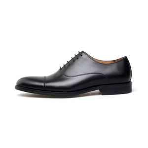 Zapatos Oxford de Cuero Genuino con Patrón para Hombre, con Cordones, Casuales, para Padrino de Boda, Novio, Negocios, Formales, con Suela de Goma, para Todas las Temporadas - Product Image 2