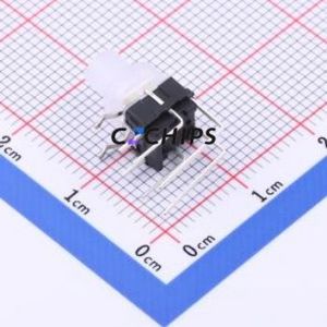 K6-6156F-03 Tactile Switch Through hole Component (THT) Switch 1.6N Right Angle Insert 6.8mm 6.8mm - Product Image 2