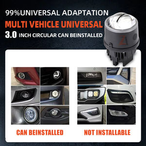 IP68防水 12V 160W 3インチ Zdw31 レーザースポットライト バイLEDプロジェクター フォグランプ 車用オートLEDフォグランプ ハイ/ロービーム - Product Image 6