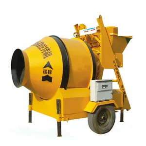 Wholesale jzm series portable self loading automatic concrete mixer machine with electric motor pump