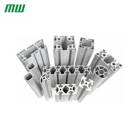 Profilé en aluminium extrudé à fente en T pour usage industriel, profilé en aluminium 6061 anodisé pour structure de machine