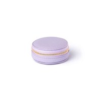 Étui à bijoux de voyage léger et portable en cuir PU doublé de velours, avec logo personnalisé, fait main, pour femme, avec fermeture éclair, organiseur de bagues