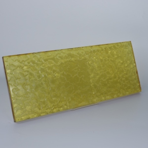 แผ่นกระจกตกแต่งสีเหลืองลายลายนูน สำหรับประตู หน้าต่าง และตกแต่งบ้าน - Product Image 4