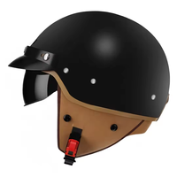 Casques de moto unisexes Casques d'équitation rétro pour adultes