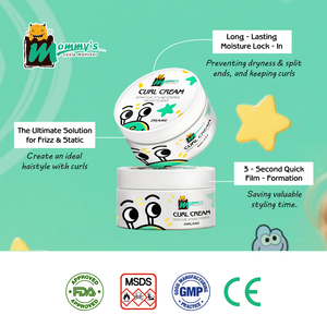 Il piccolo mostro di mamma per bambini e ragazze che fanno festa per arricciare definisce il burro di karité senza permesso migliora i riccioli aggiunge una crema per capelli ricciolente - Product Image 5