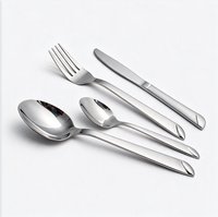 Ensemble de couverts en acier inoxydable 4 pièces 410, couteau, fourchette, cuillère, poli miroir, classique, cadeaux d'affaires, restaurant, banquet, maison, cuisine