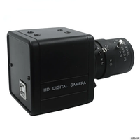 Zoom numérique 40X, caméra USB couleur 1/2.8 ''CMOS Low lux 0.1 4K UHD 16MP 4656x3496 50*50mm avec objectif varifocal manuel CS 5-50mm