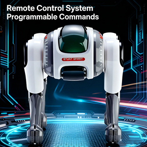 Robot Perro Inteligente 2.4G RC Biónico con Trucos Realistas, Interacción por Voz con IA, Luz LED Dinámica y Música - Product Image 2