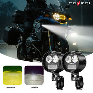 Luz Profesional para Faros Antiniebla de Motocicleta Haces de Luz Blanco y Amarillo Ultrabrillantes Modos Impermeable IPX8 para <span class=keywords><strong>Bmw</strong></span> R1300/1250GS/<span class=keywords><strong>Gs1200</strong></span> - Product Image 2