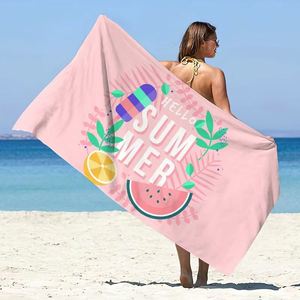 Toallas de Playa Suaves de Lujo Modernas, Ecológicas, 100% Algodón, Personalizables, con Impresión Reactiva, Más Vendidas - Product Image 1