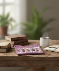 T-Shirt a Maniche Corte da Donna Comfort Colors, Girocollo, 100% Cotone, Stampa Femminista, Casual, per Tutte le Stagioni, Vestibilità Regolare - Product Image 2