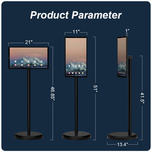 Di chuyển tầng đứng 21.5-inch Android 12 4GB RAM 64GB Bộ nhớ di động màn hình cảm ứng Wifi BT thu phí LED Tablet <span class=keywords><strong>PC</strong></span> - Product Image 3