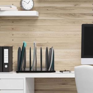 Organisateur de Bureau en Métal à 6 Compartiments Verticaux de Qualité Supérieure, le Plus Populaire, pour Fichiers et Documents - Product Image 4