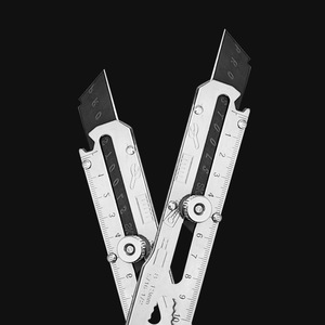 Heavy-duty stainless steel thickened utility knife, extra sharp paper cutter, wallpaper cutter, multi-functional utility knife - Product Image 3