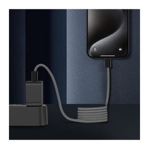 Cables de datos magnéticos completos tipo C 100W de tendencia imprescindible, cable de carga USB C de <span class=keywords><strong>almacenamiento</strong></span> PD para <span class=keywords><strong>iPhone</strong></span> 15 Series - Product Image 4