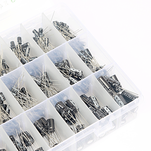 500 pezzi 24Valyes 0.1uF-1000uf in alluminio kit condensatore elettrolitico 10V 16V 25V 50V kit di laboratorio elettronico - Product Image 3