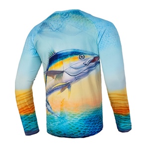 Design Your Own Sun Shirt Upf 50 Long Sleeve Fishing Shirt Fishing Wear - Product Image 5
